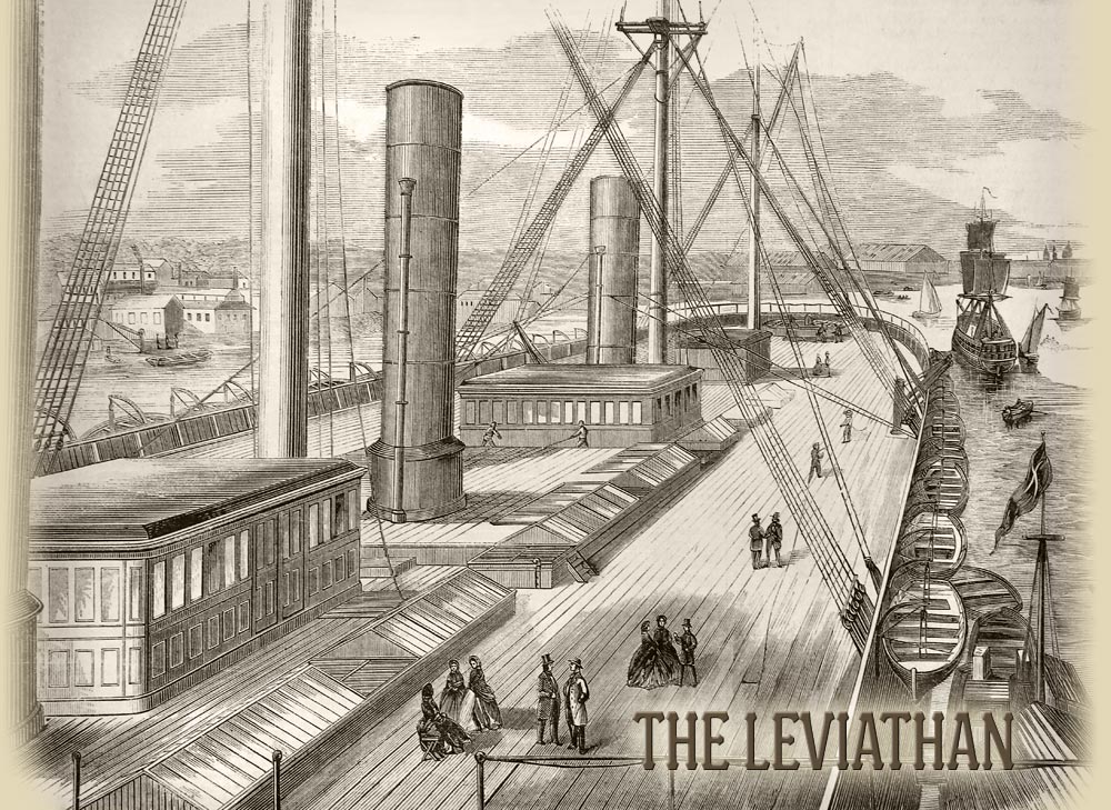 Main deck of the Great Eastern steamship