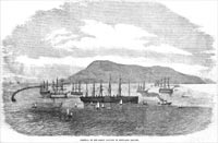 “Arrival of the Great Eastern in Portland harbor”
