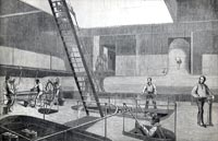 “The Propeller Engine Room of the Great Eastern Steamship”